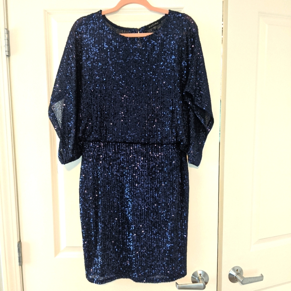 Marina sequin dress